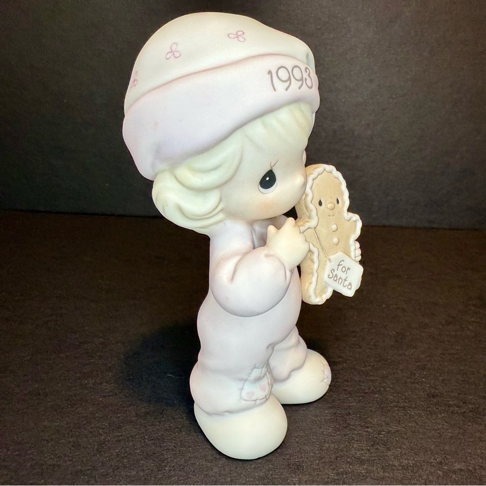 Precious Moments-Christmas Cookie for Santa 1993-530166-Vintage 1993 - Picture 4 of 9